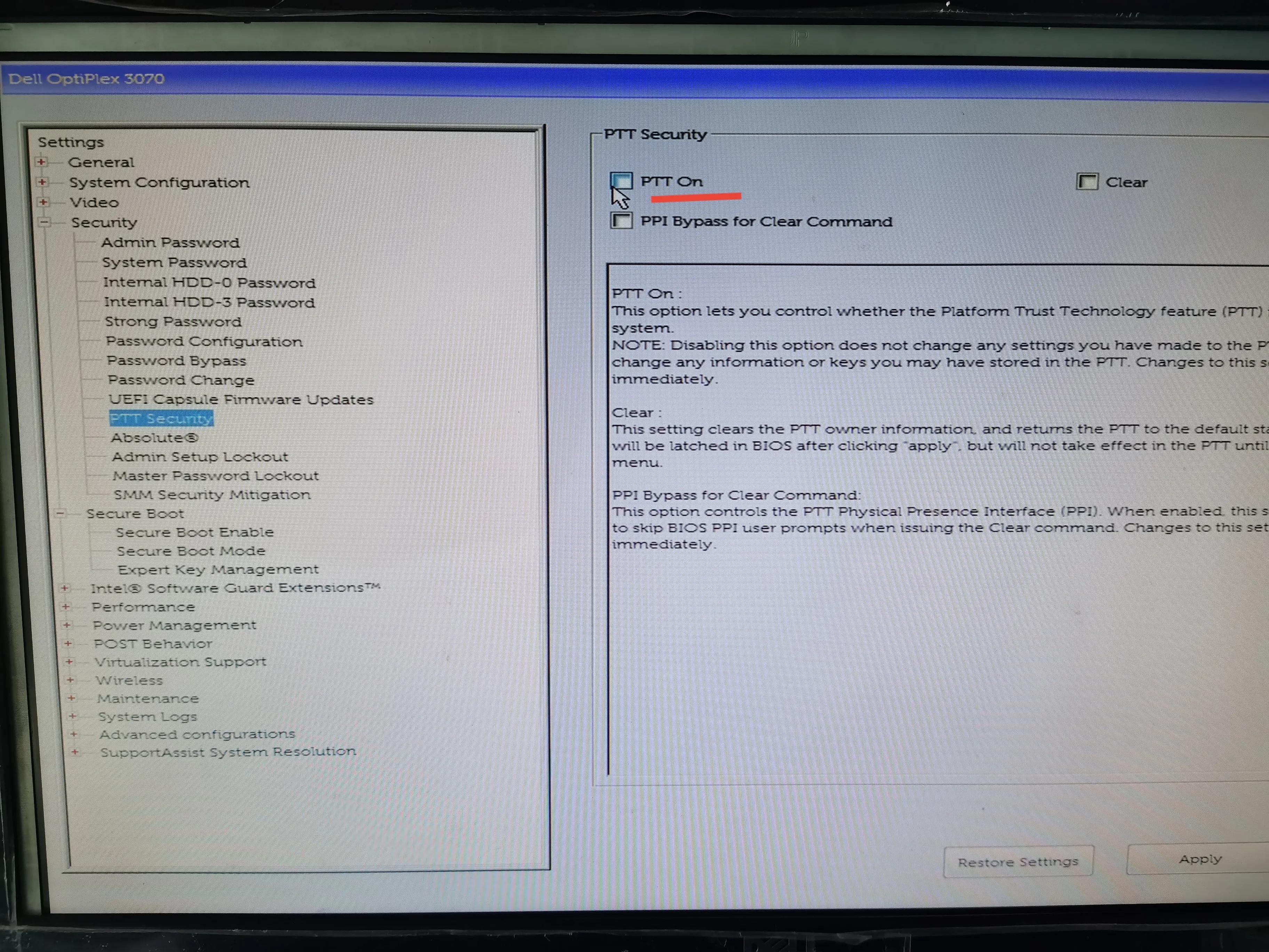 戴尔OptiPlex3070安装win764位