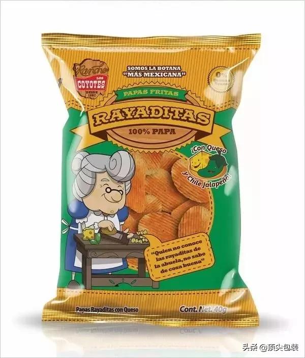 有创意的薯片包装,薯片包装风格