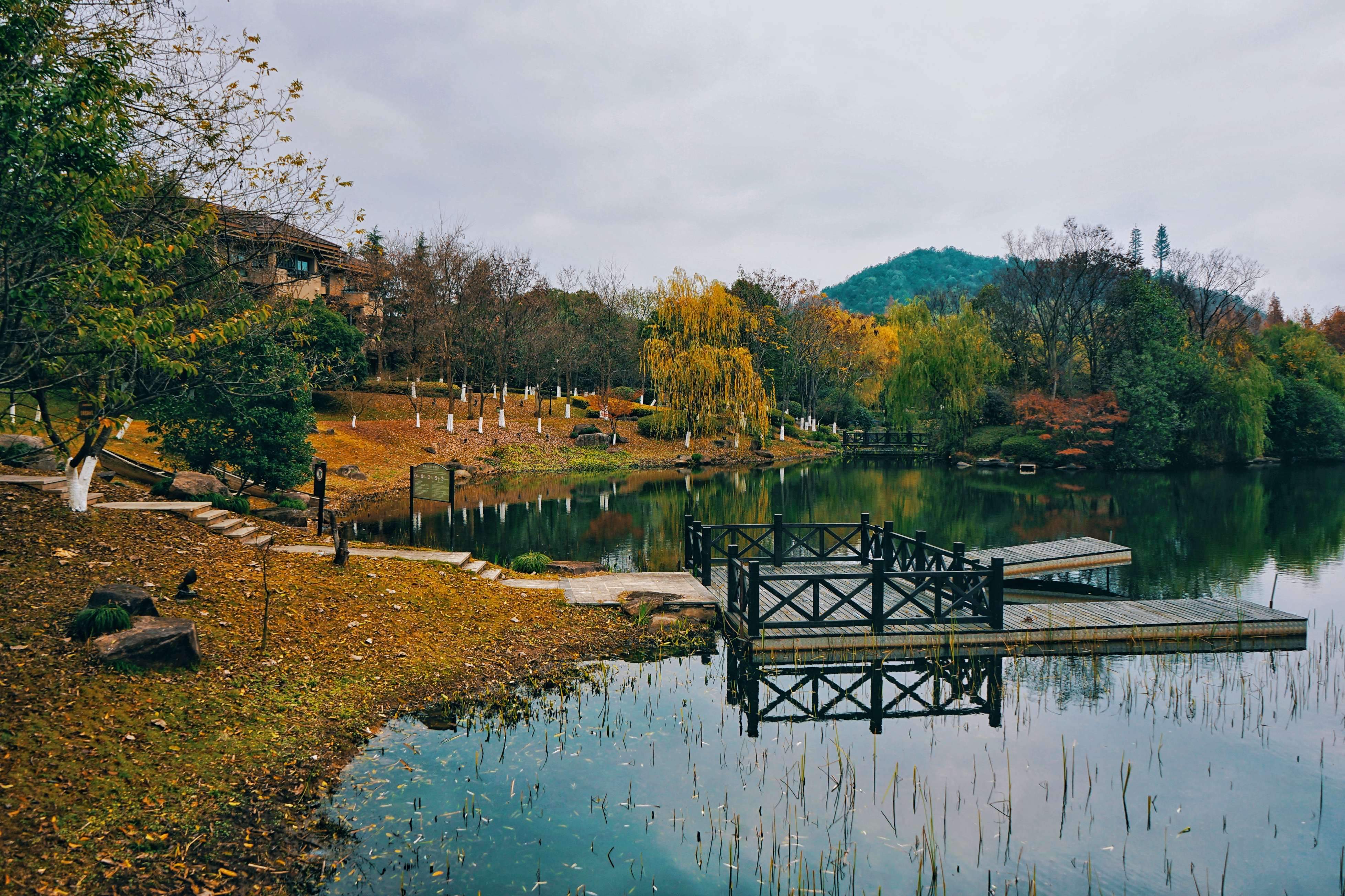 良渚君澜双人温泉,冬日暖阳泡温泉