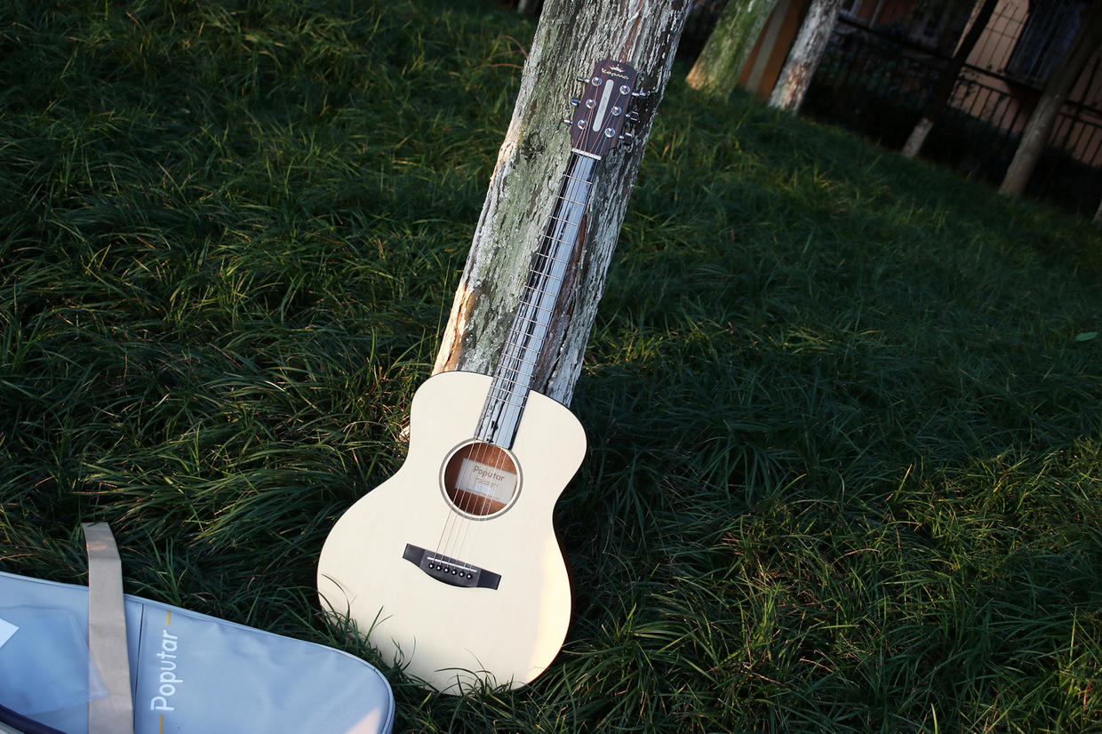 poputar智能吉他p1和卡马联名款,poputar智能吉他卡马联名款