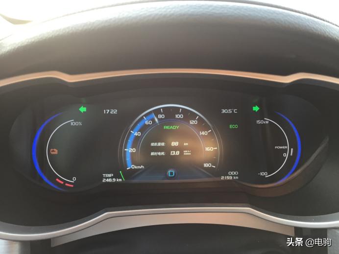 2019款帝豪GSe高速续航实测,最后100km自动“限制”车速