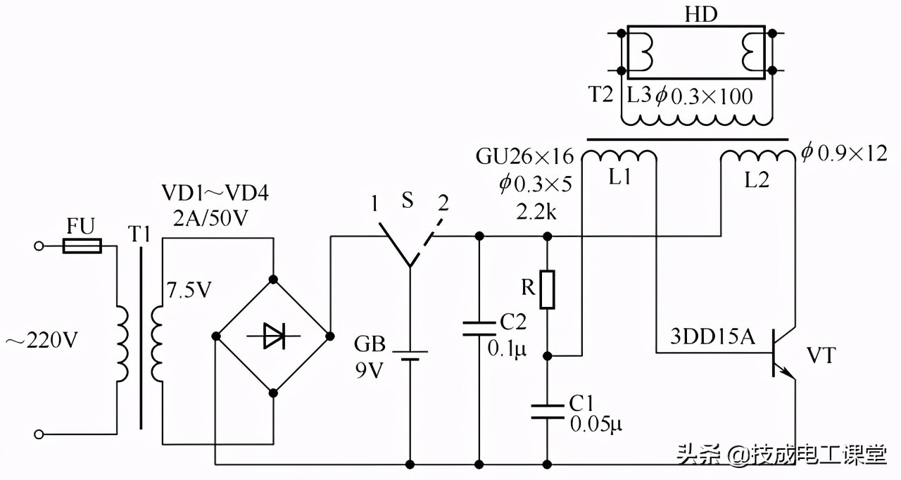 如何用三个开关控制灯的电路图,3个开关控制一盏灯接线方法