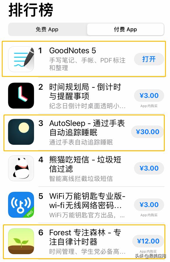 十大免费付费app排行榜,有哪些付费app值得推荐