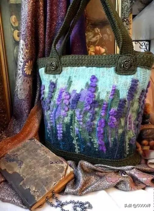 爱尔兰钩花包包,爱尔兰钩花包包图解