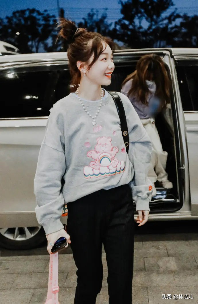 徐梦洁同款韩系发带,徐梦洁韩系少女