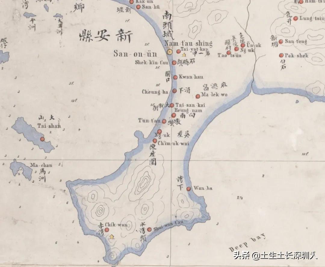 这些深圳老地图,见过一张就算你厉害