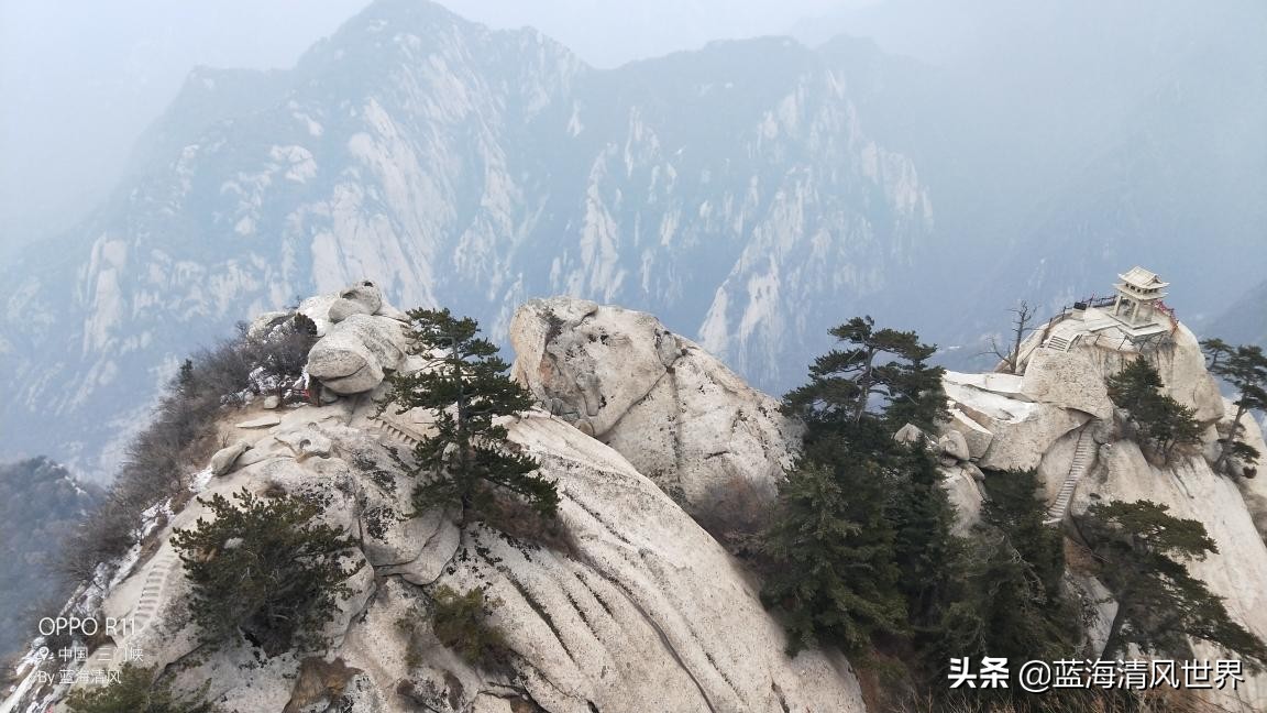 华山一日游登山路线攻略图高清版,华山一日游详细路线攻略