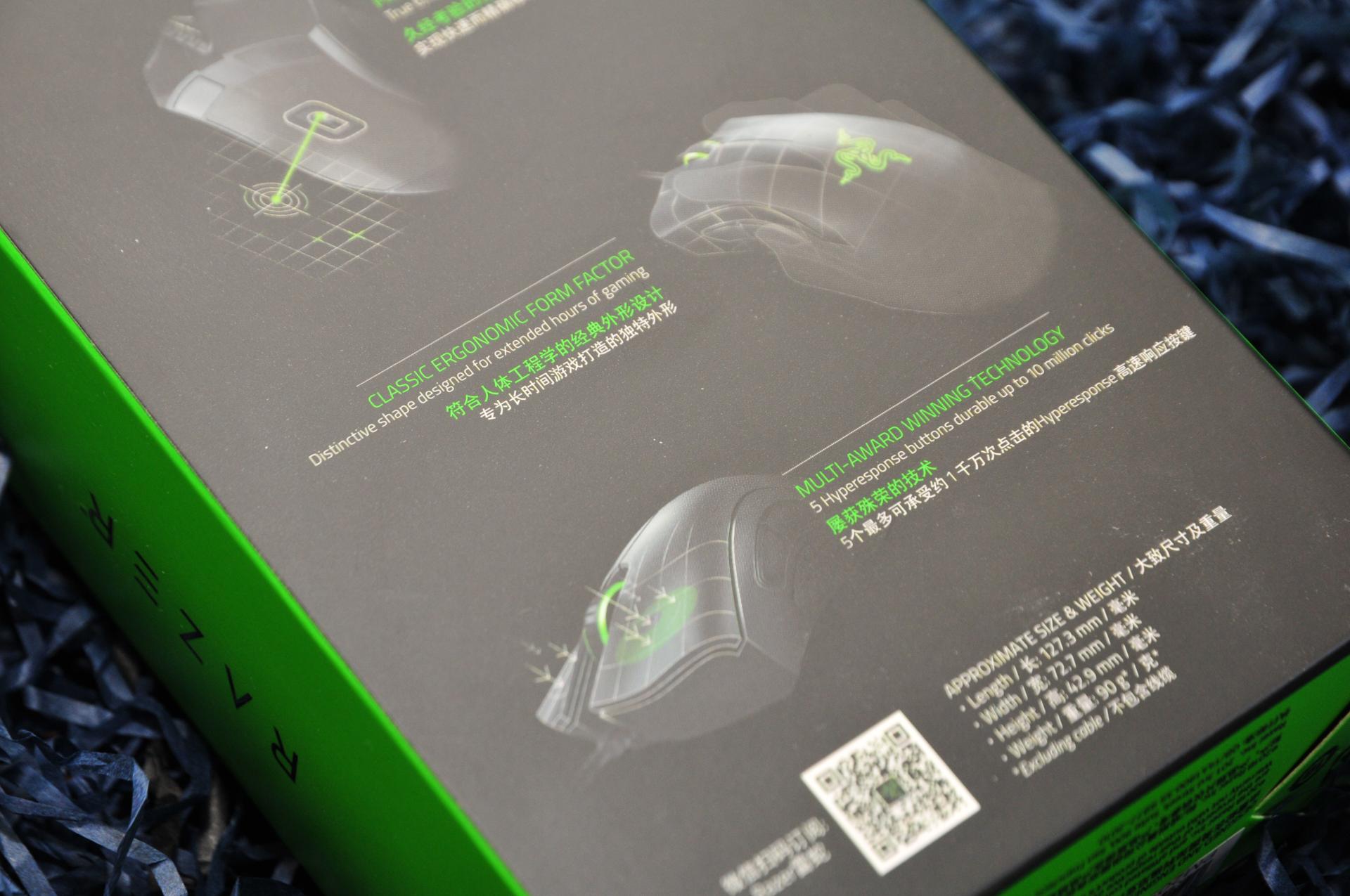 雷蛇蝰蛇鼠标测评,雷蛇毒蝰8khz有线游戏鼠标评测