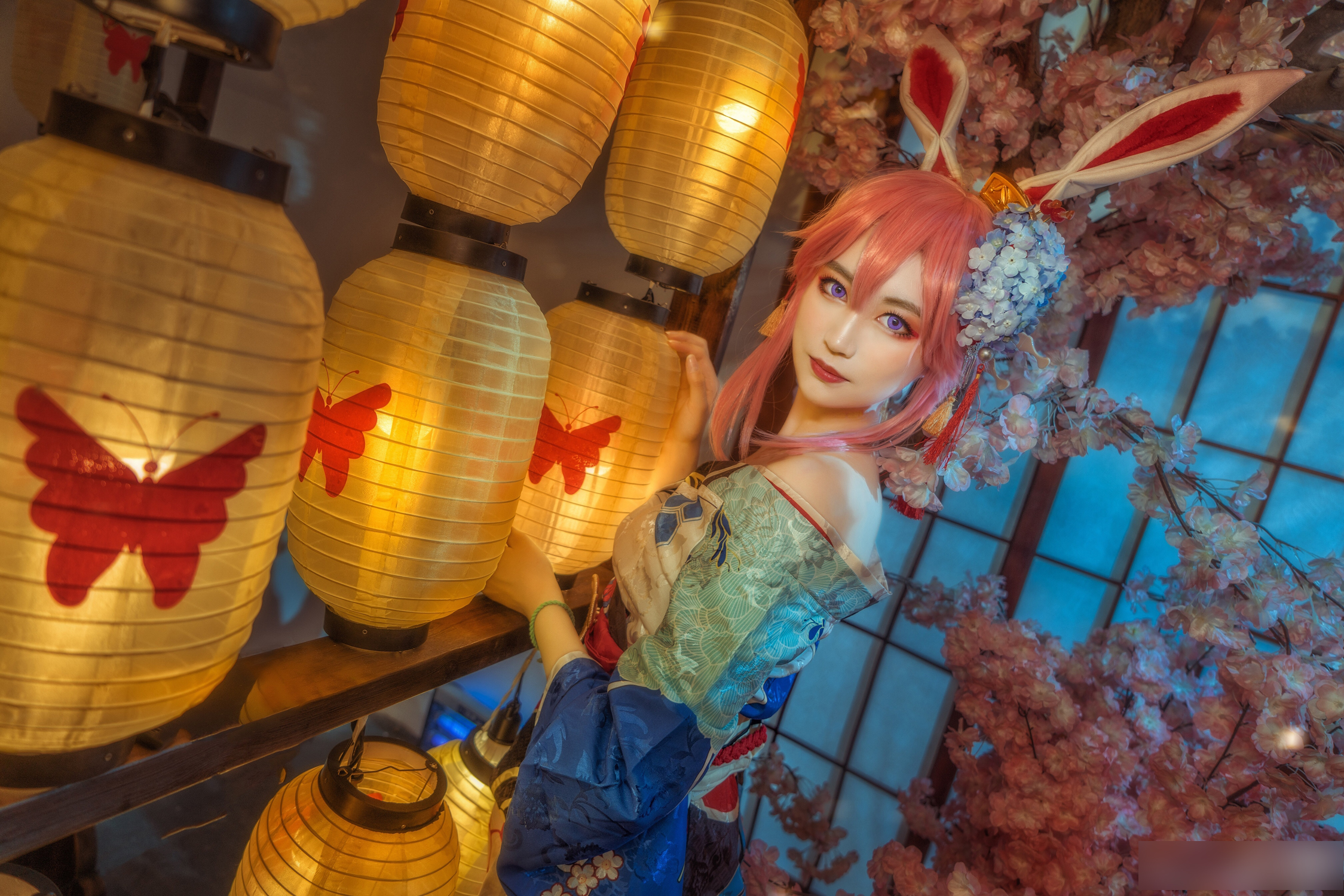 崩坏三cos八重凛,崩坏3八重樱绮罗幻梦cos正片