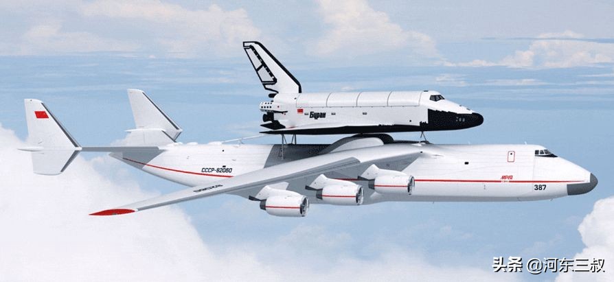 中国最大的飞机安225运输机,安225巨型运输机与普通飞机对比