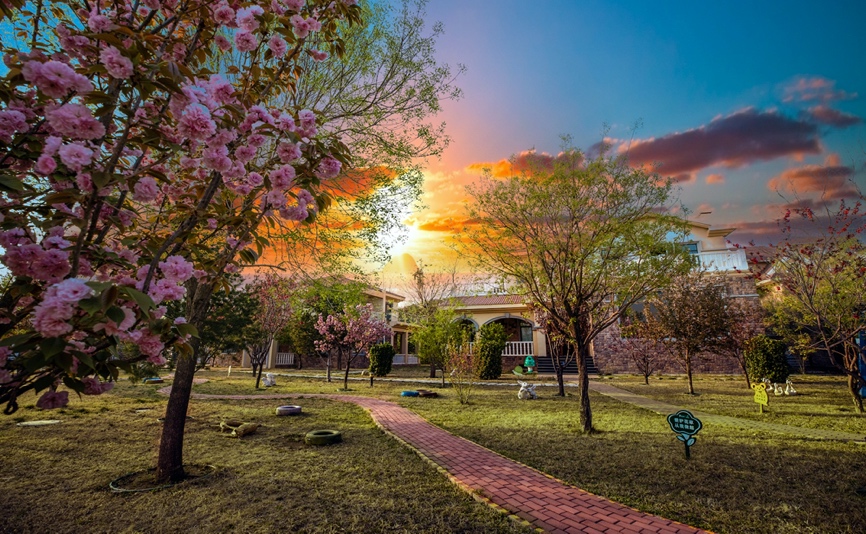 易县御龙湾效果图,易县山居民宿