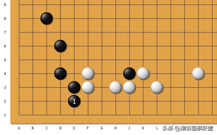「中盘战中的大官子」黑1立下，是逆先15目的大官子，记住就好