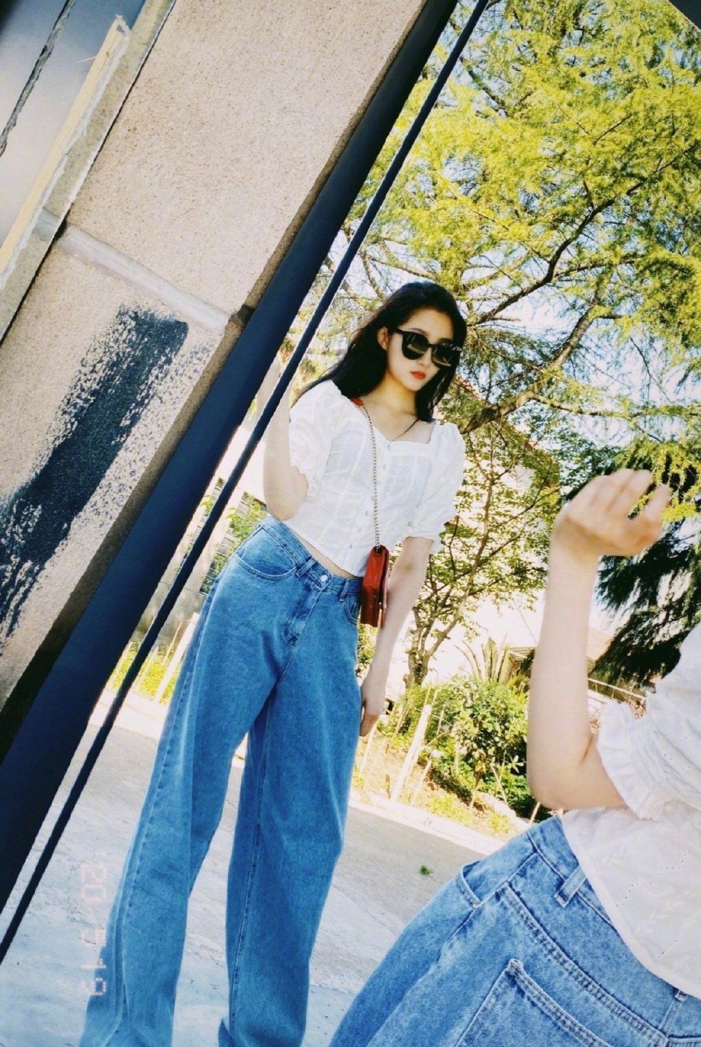 搭阔腿裤雪纺衫上衣新款时尚减龄,雪纺衫阔腿裤搭配大全