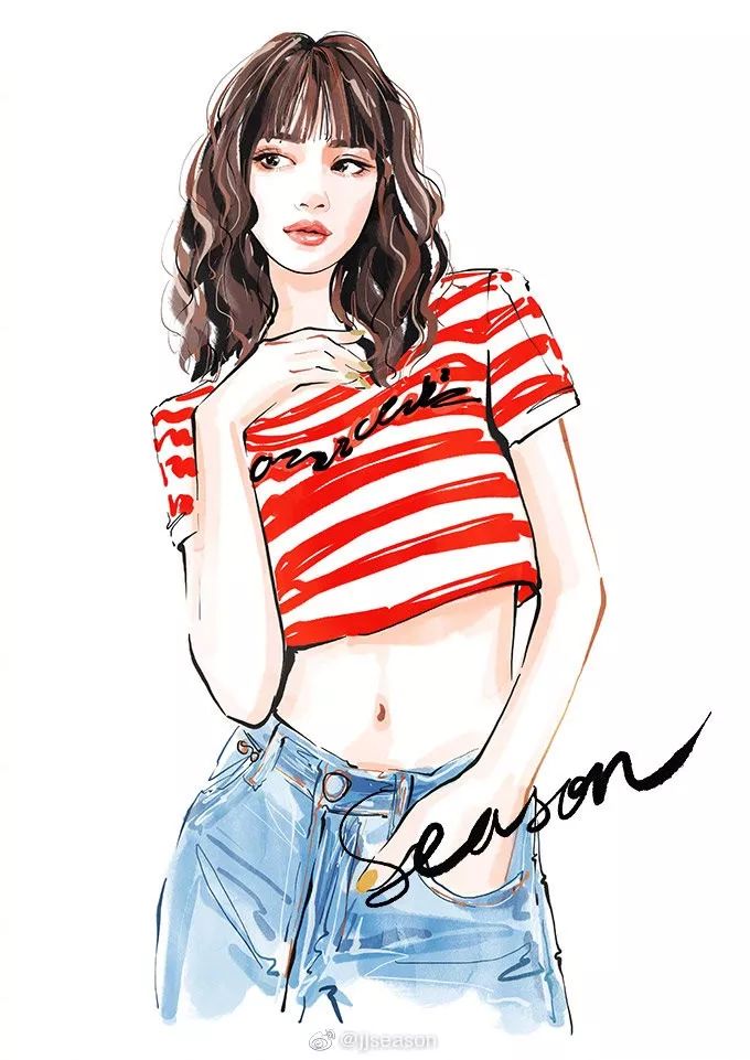 精美水墨插画,那些浪漫的水墨画插画