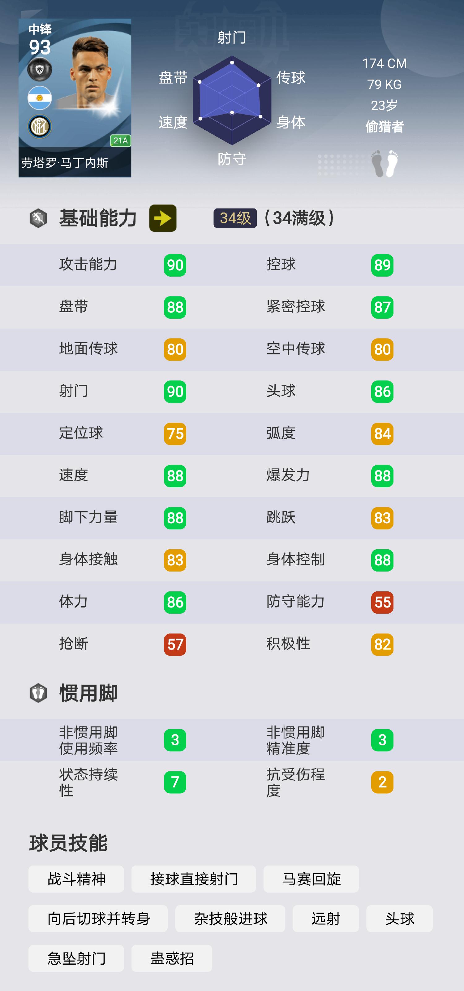 实况足球2024中锋排行前10,实况足球升黑中锋谁的潜力最大