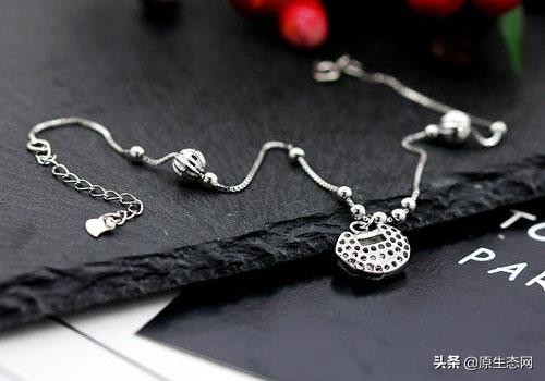 露脚踝带脚链,脚踝粗的脚链