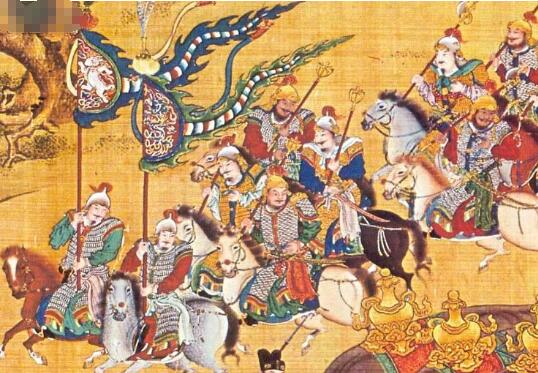 古时皇帝的后面为什么有人拿扇子,古代皇帝后面两位举扇子是何意