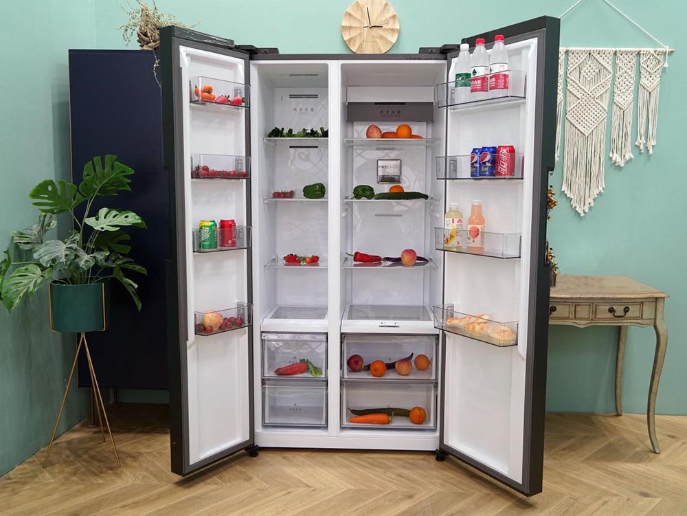 美的冰箱545性能,美的冰箱545星河紫