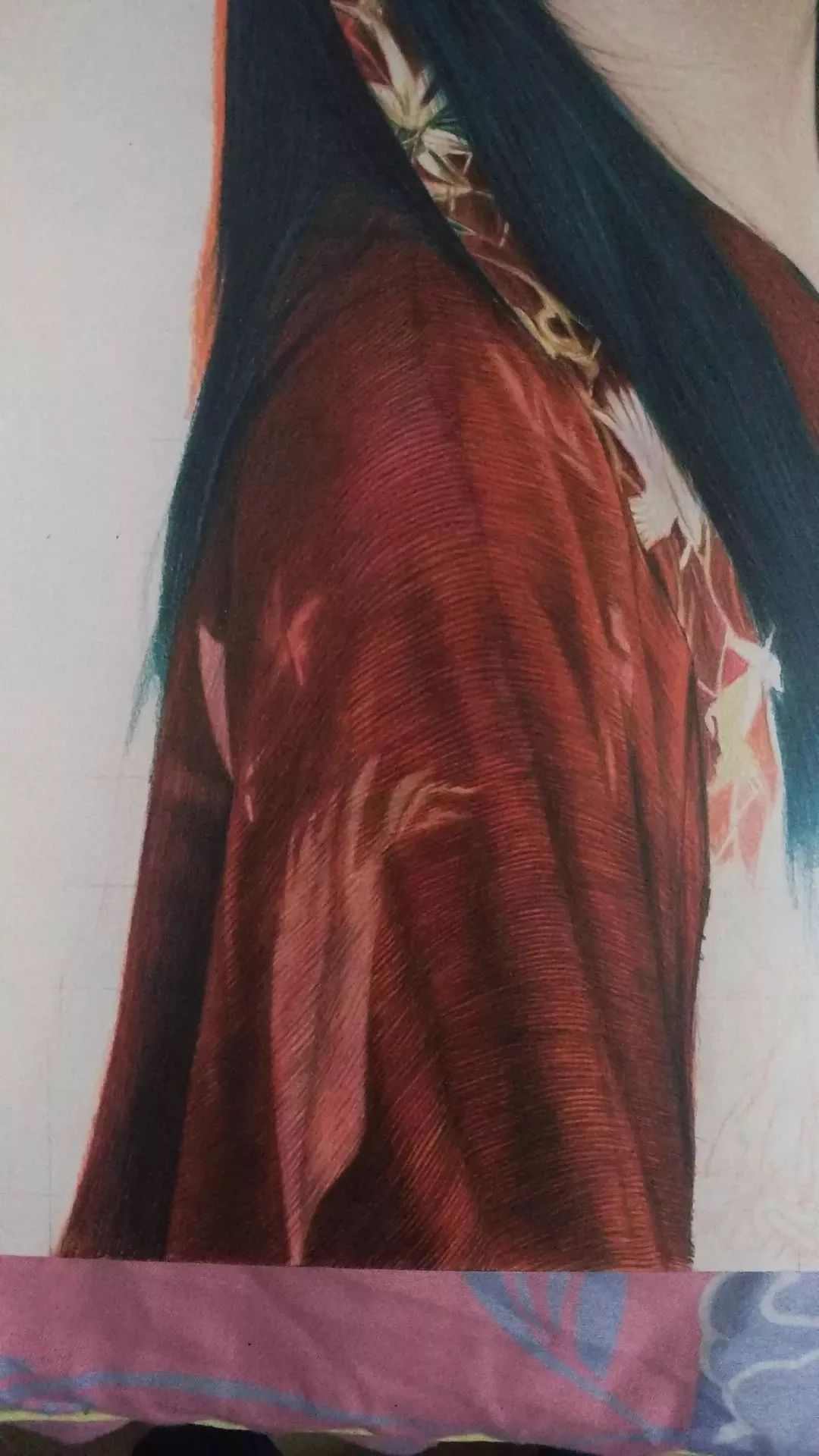 彩铅画完整古风唯美女子教程复杂,彩铅如何画出高级感教程