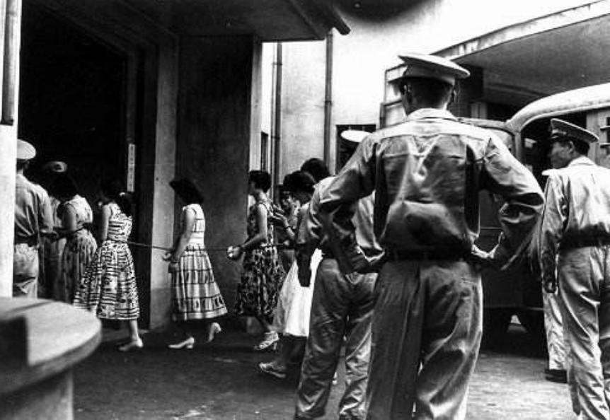 日本残暴老照片,日本大规模扫黄