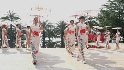 惊艳全国、破世界纪录!455名旗袍佳丽云集湛江遂溪玥珑湖
