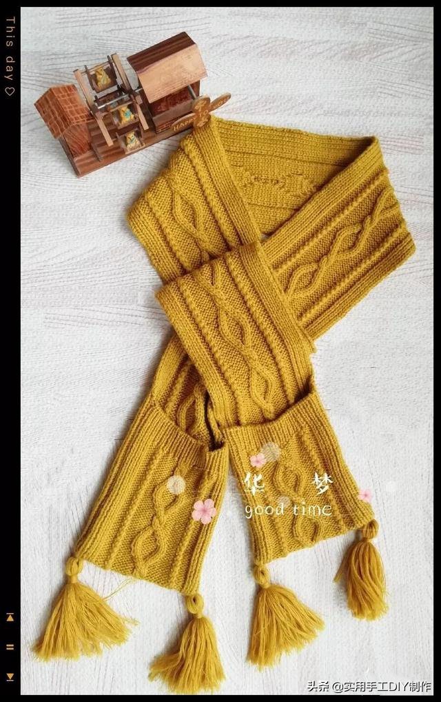 针织围巾新款图片大全,最新款围巾百搭又洋气针织