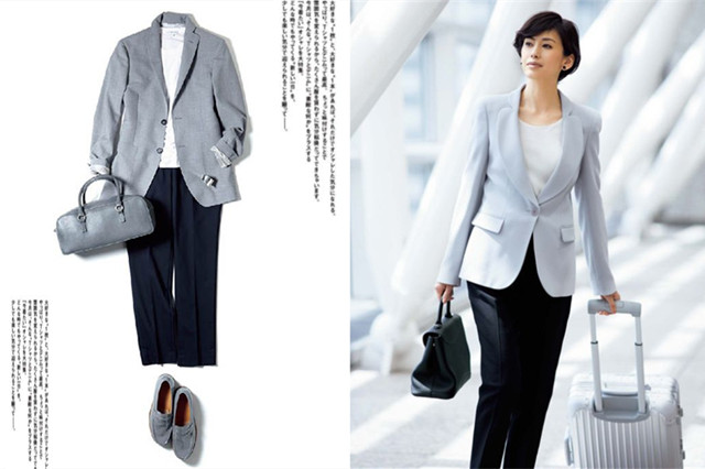 廓形西装适合40岁女人穿吗,四十岁穿什么样的女士西装好看