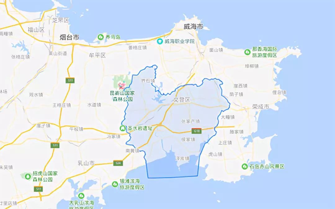 威海市文登区和环翠区,威海文登区看海远吗