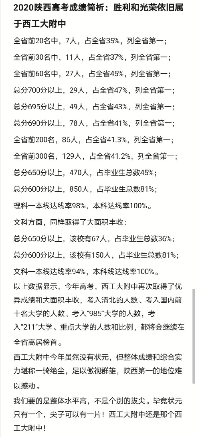 陕西师大附中2019高考喜报,陕西神木中学2019高考喜报
