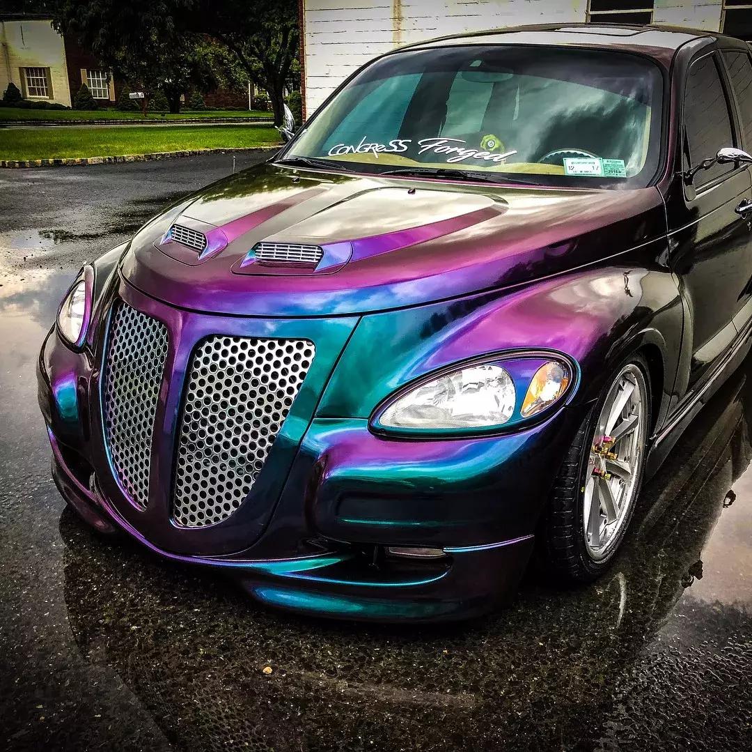 小众车型改装起来也疯狂，来看“外星来客”克莱斯勒PT漫步者改装