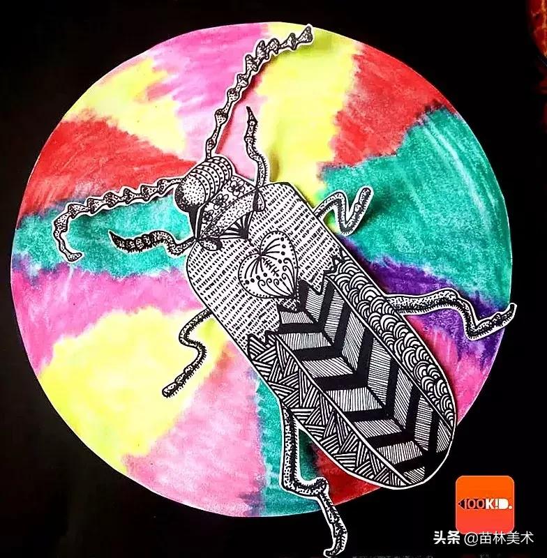 油画棒流星教程简单,油画棒星空鹿教程