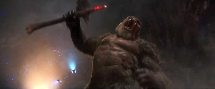 超燃怪兽哥斯拉大战金刚,超燃金刚大战哥斯拉剪辑片段