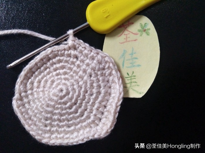 马蹄莲花的钩织教程,马蹄莲宽叶子的钩织教程