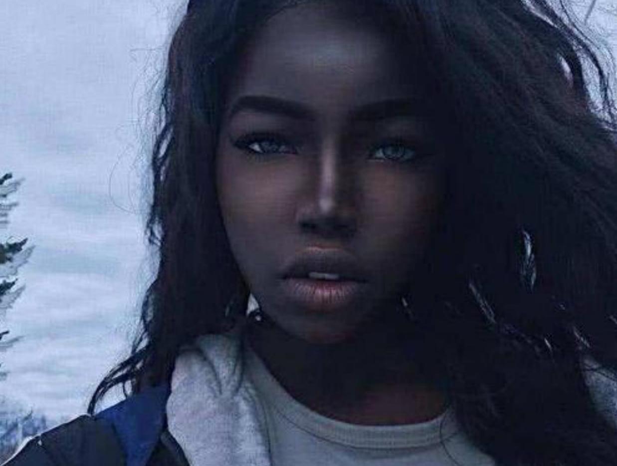 黑珍珠女孩绝美,最美黑珍珠女孩