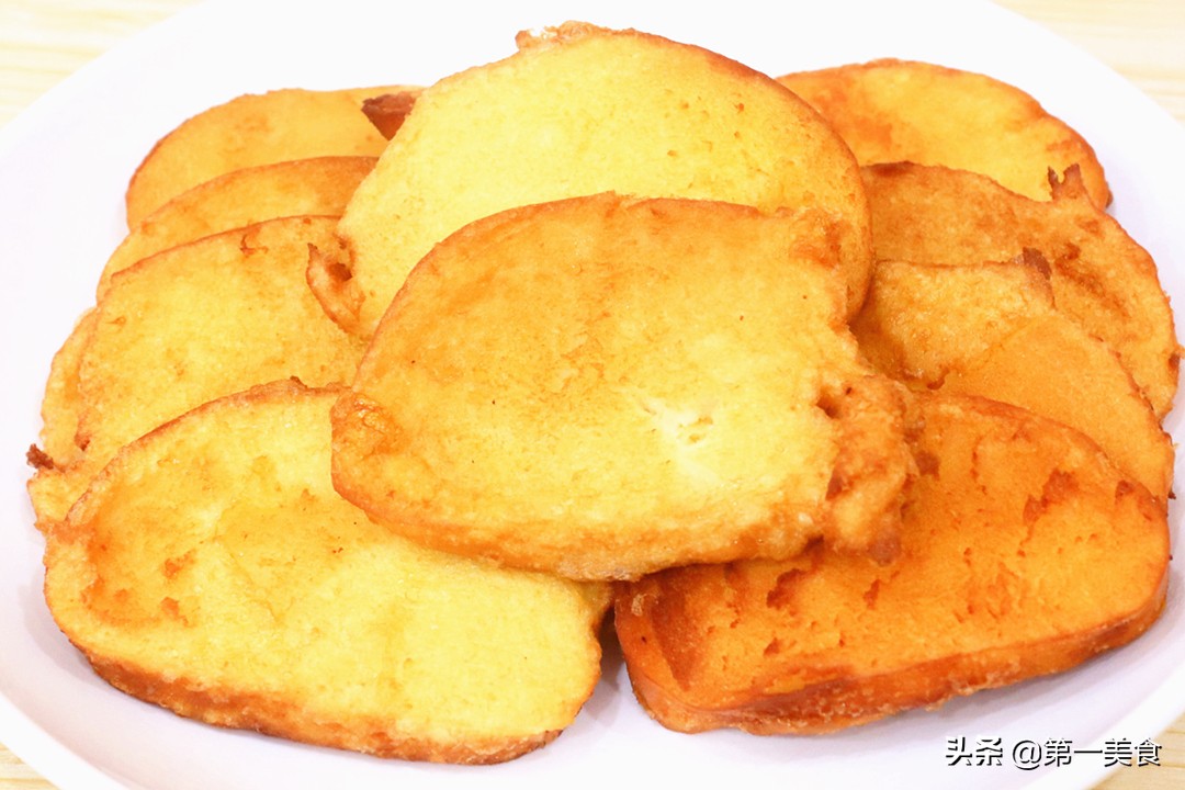 炸馒头片怎么炸又酥又软,馒头切片裹蛋液做的好吃吗