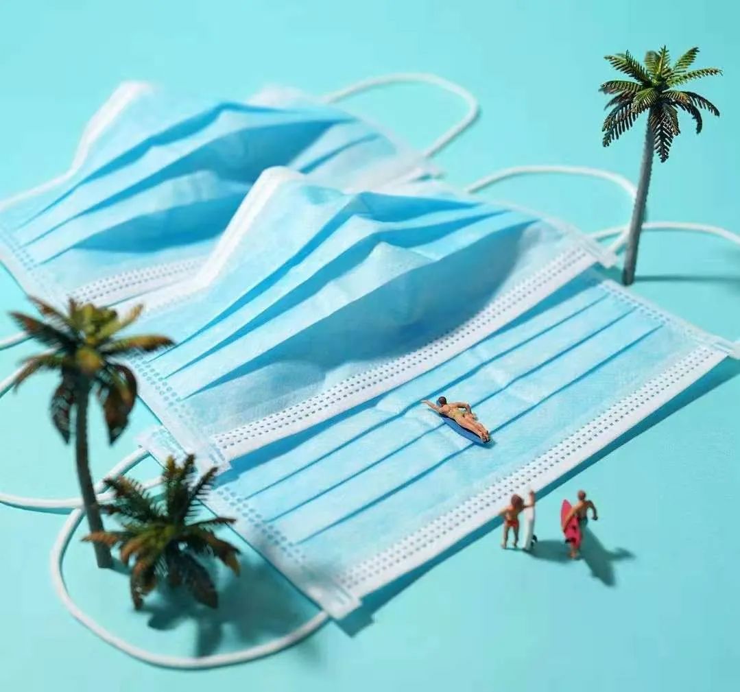 这个日本人，把奥运场地做成一个口罩那么大......