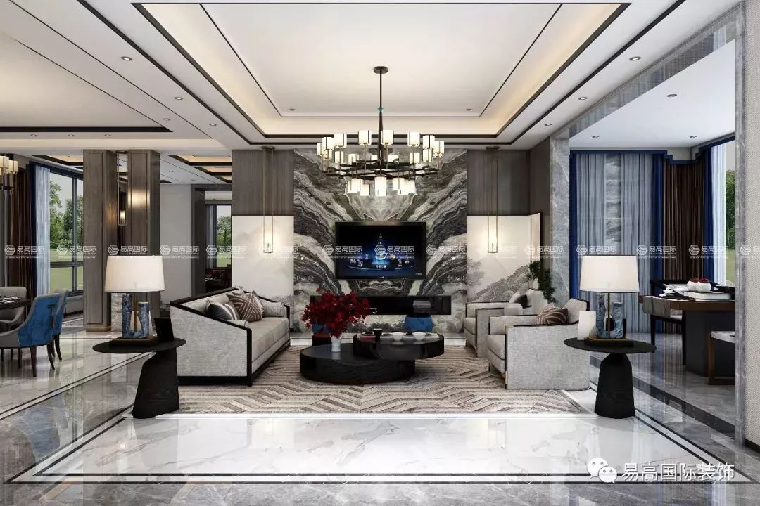 「首发」易高国际|华海·湖滨会馆446㎡中式，年轻就要时尚