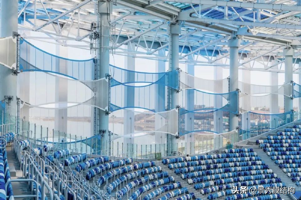 膜结构球场案例,膜结构球场效果图