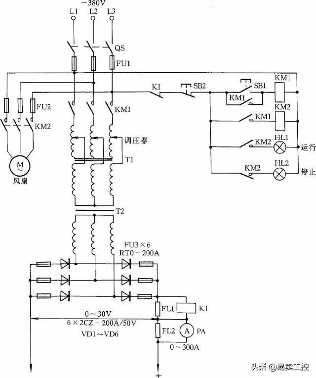 电气互锁正反转接线图,电气图纸怎么看接线图