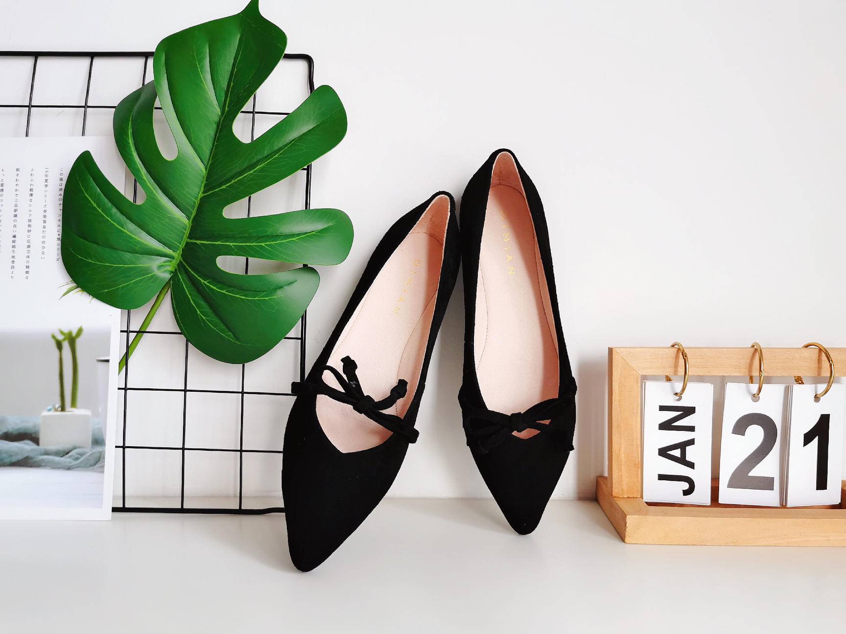 软底蝴蝶结单鞋高级感百搭鞋子,浅口百搭豆豆鞋蝴蝶结