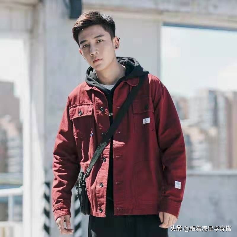 黎明原振侠西装,黎明原振侠穿搭黑皮衣