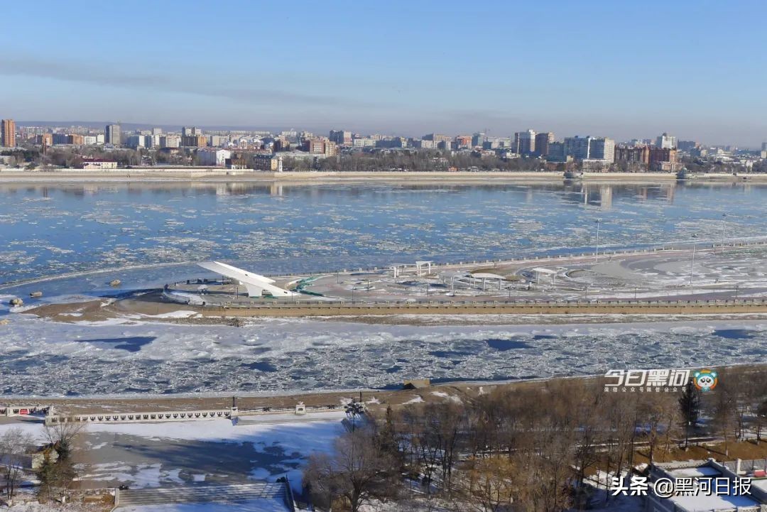 立冬，黑河跑冰排了！这次，我欠它一次“约会”