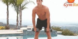 哑铃锻炼腹肌最快的方法图解,哑铃背部肌肉锻炼方法大全