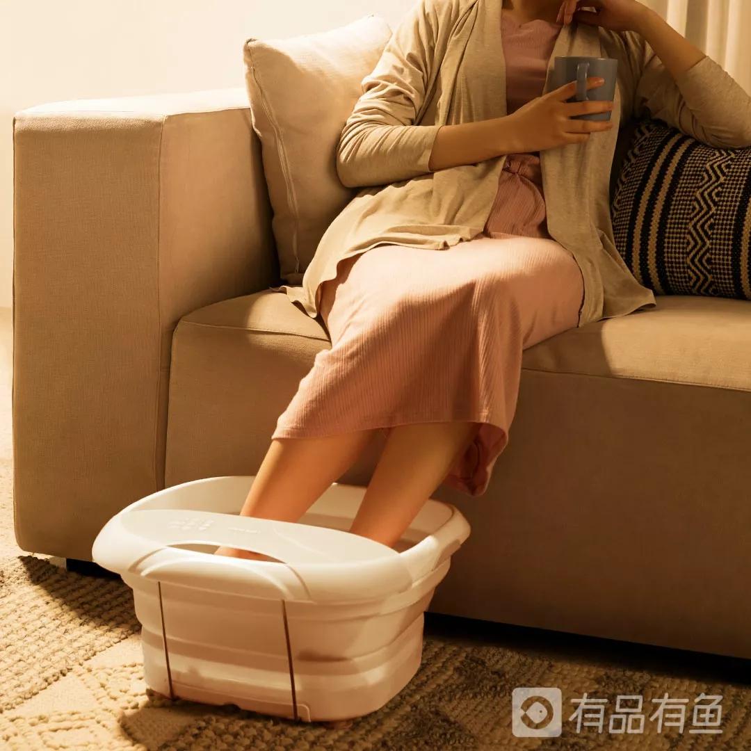 折叠洗脚盆收纳,可折叠家用便捷折叠足浴盆