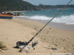 海竿钓鱼线绑法图解,海竿通心铅坠绑法图解