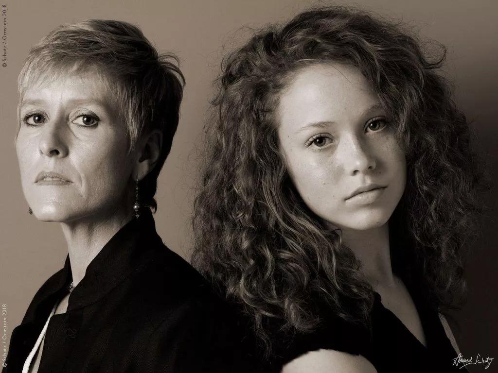 模特们啊~~妈妈的基因太强大，据说“女儿会偷走麻麻的美丽？