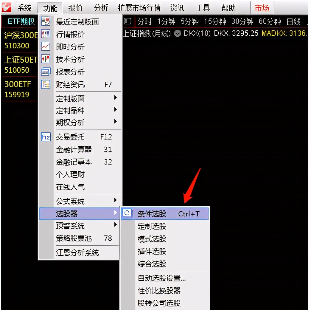 怎么样技术选股,东方财富手机版技术面选股