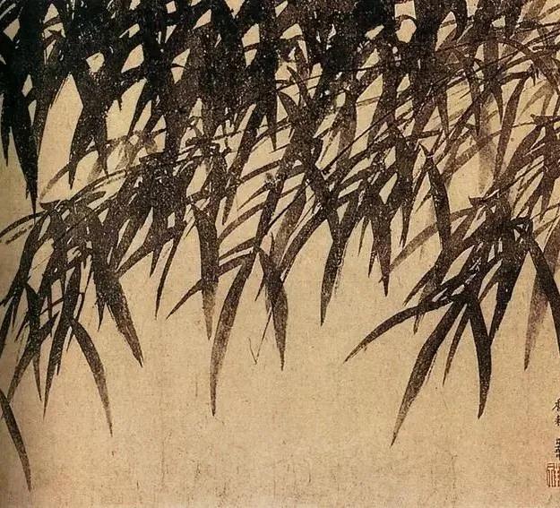 除了吃竹笋，竹筒饭，中国绘画大师们笔下的墨竹也十分有味道