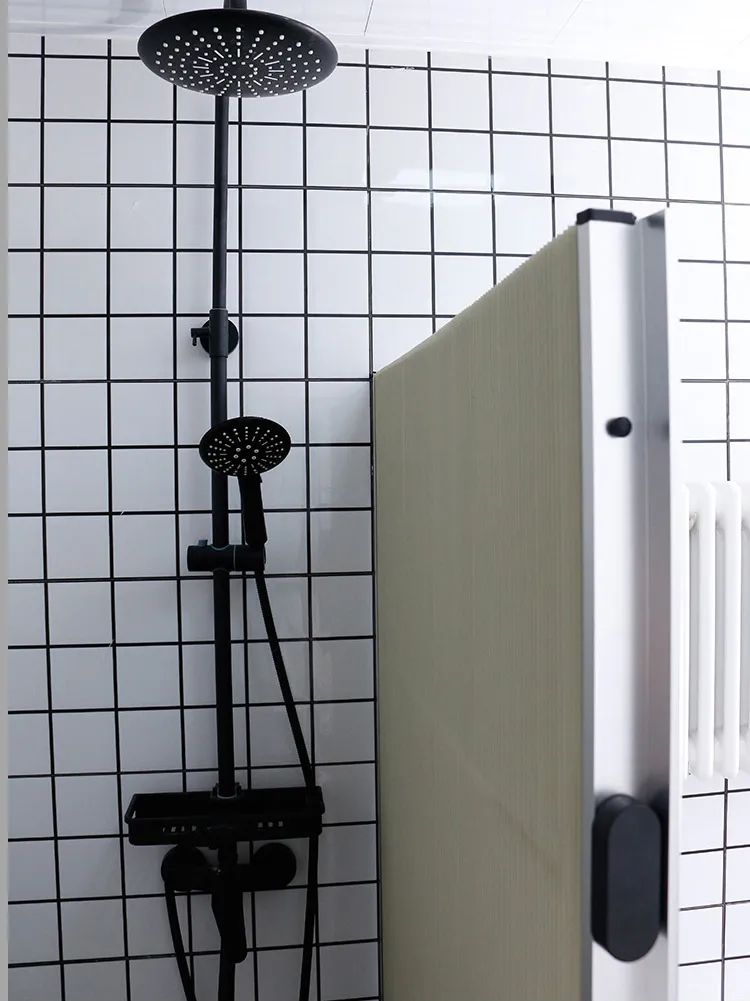 最简易的干湿分离淋浴间,淋浴区干湿分离