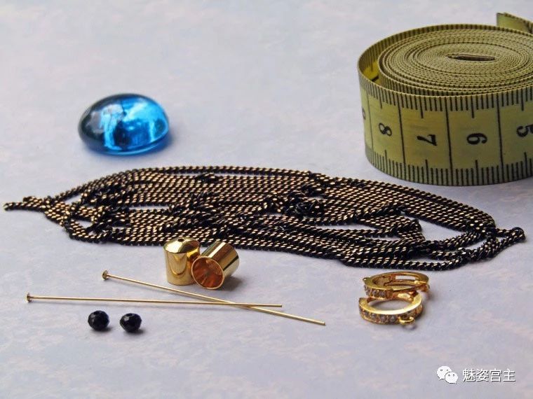 流苏耳环怎么做,流苏耳环做法教学视频